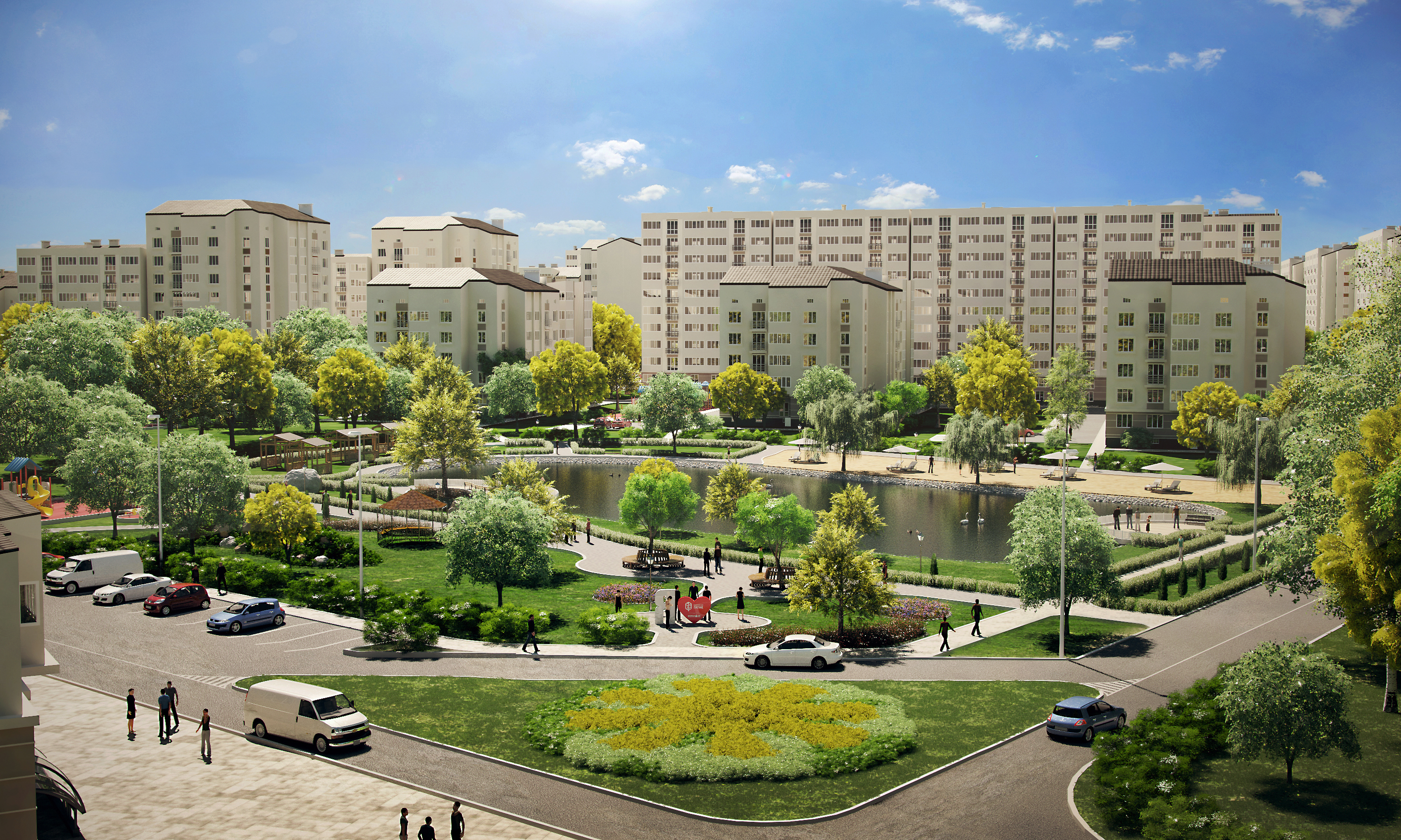 На сегодняшний день главной тенденцией первичного рынка недвижимости является создание жилых комплексов по принципу «город в городе»