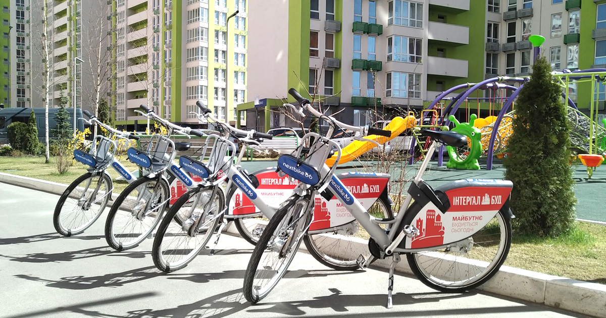 Велостанції Nextbike до послуг мешканців ЖК "Нивки-Парк"